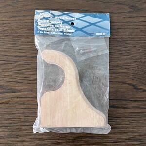 KIRSCH Unfinished Wood Trends Pole Brackets Support For 2 Inch Diameter PolesNEW